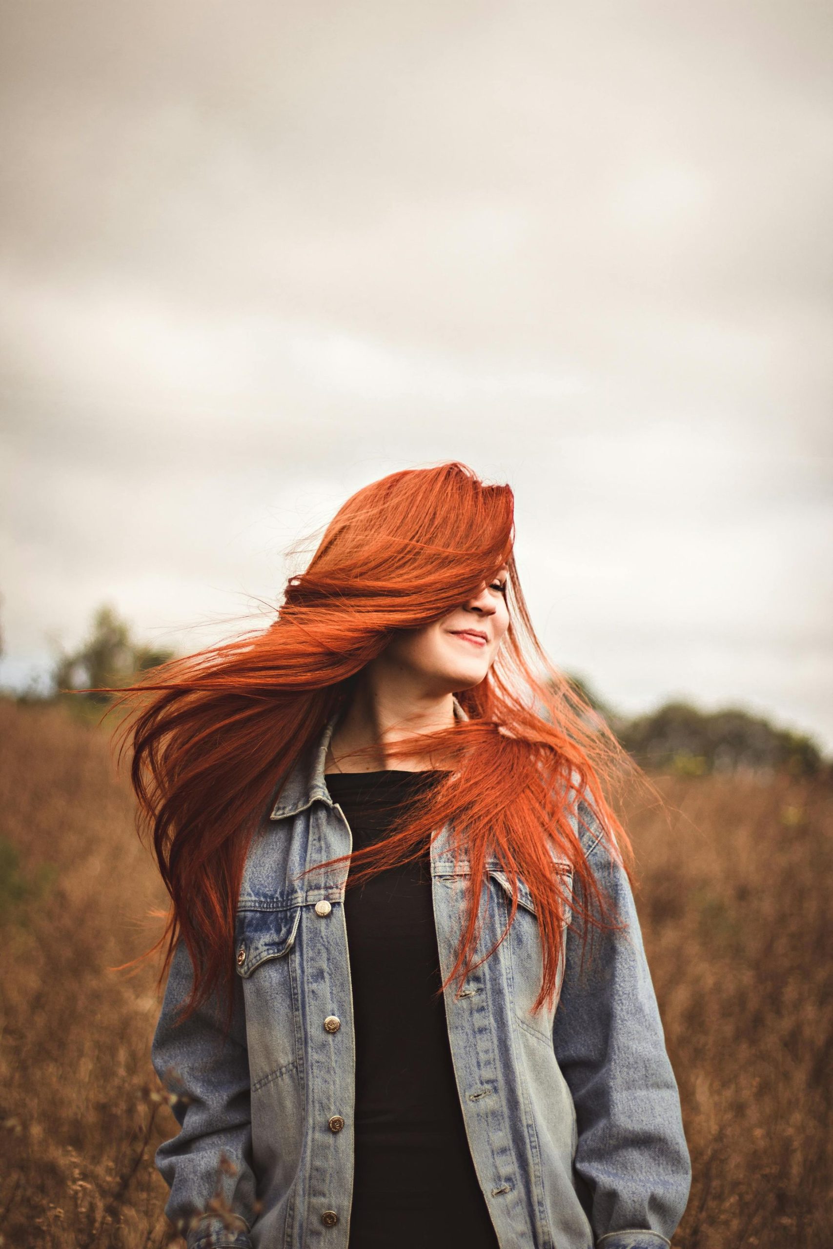 woman with red hair