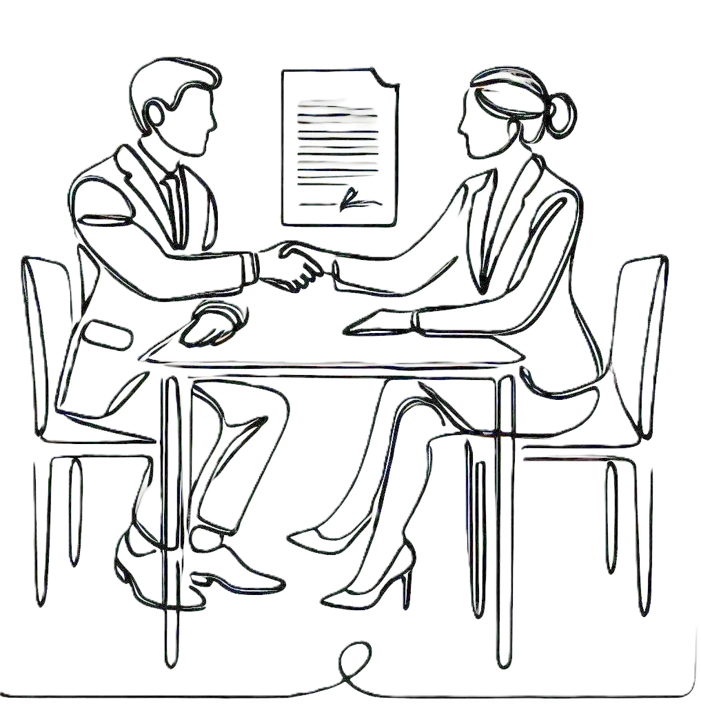 trust in business drawing
