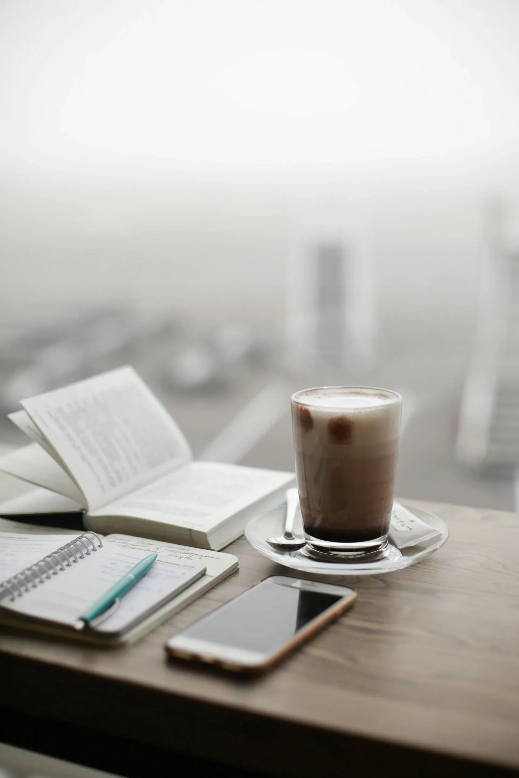 coffee and book