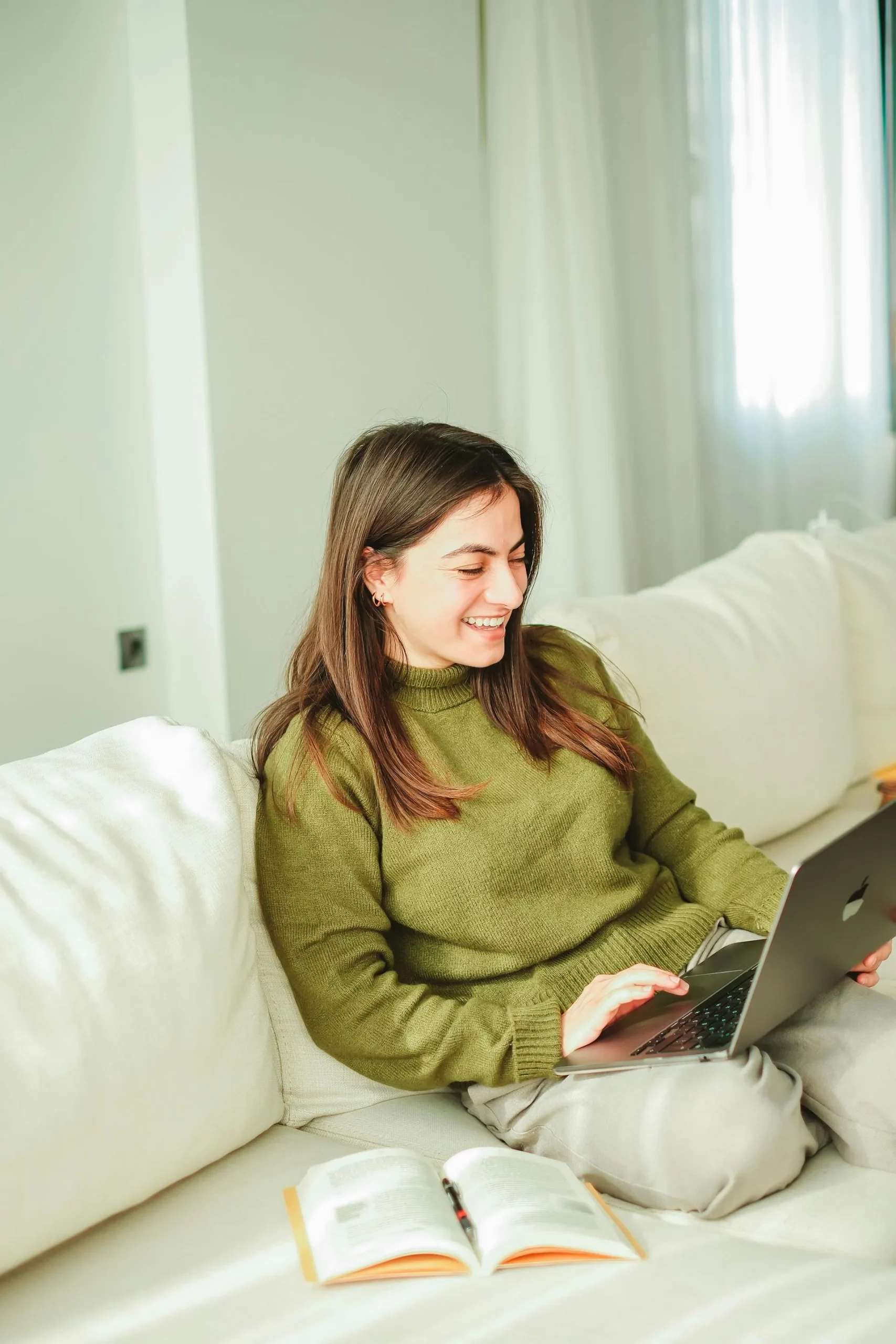person on laptop